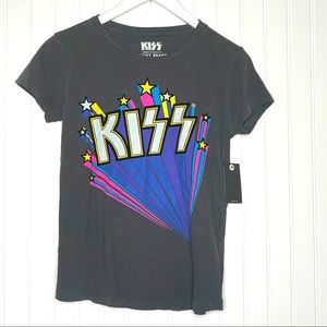 LUCKY BRAND KISS GRAPHIC TEE XS NWT